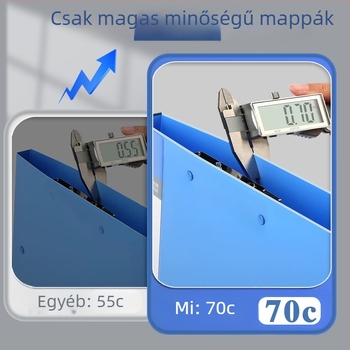 Power Folder dupla csiptetős irattartó, műanyag