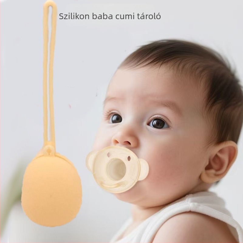Szilikon cumisüveg-tároló táska, érmés pénztárca és szervező fülhallgatókhoz/kábelekhez, hordozható nassolnivaló táska, vízálló, uniszex