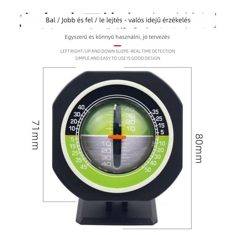 Magas pontosságú autó dőlésmérő, világító önérzékelő gömb dekoráció off-road használatra