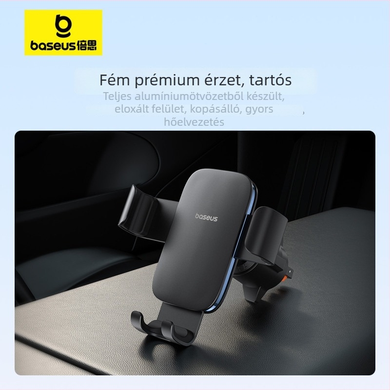 Baseus Metal Era 3 gravitációs autós tartó szellőzőre, telefon és navigáció, magas minőségű, új modell