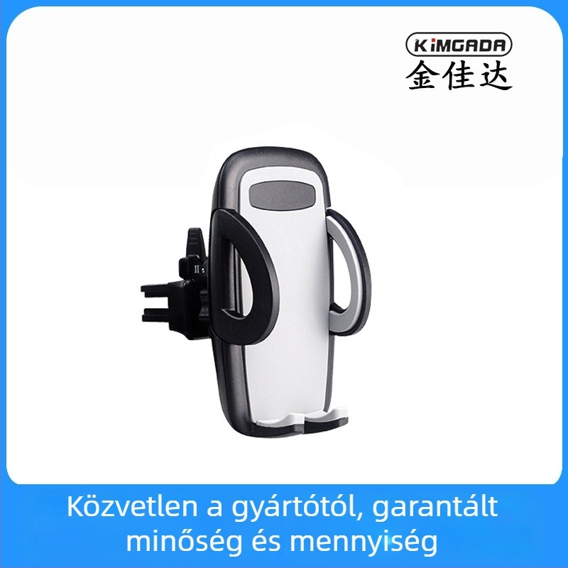Autó légcsatornába illeszkedő telefon tartó navigációhoz – snap-on rögzítés, univerzális kompatibilitás, akkumulátor nélküli