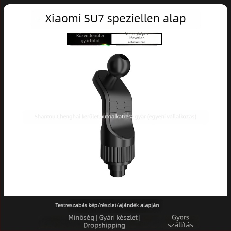 Xiaomi SU7-hez készült autós telefon tartó alap – Shuchi, speciális beszerelés, testreszabható