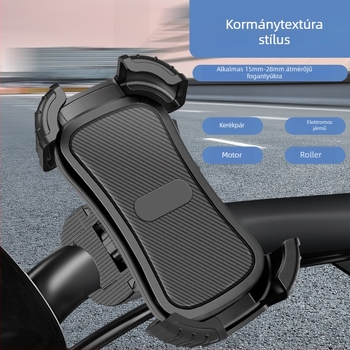 Új alumínium ötvözetű telefon-tartó elektromos járművekhez és motorkerékpárokhoz, négykaros fogó
