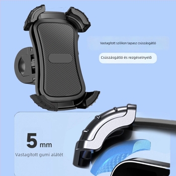 Új alumínium ötvözetű telefon-tartó elektromos járművekhez és motorkerékpárokhoz, négykaros fogó