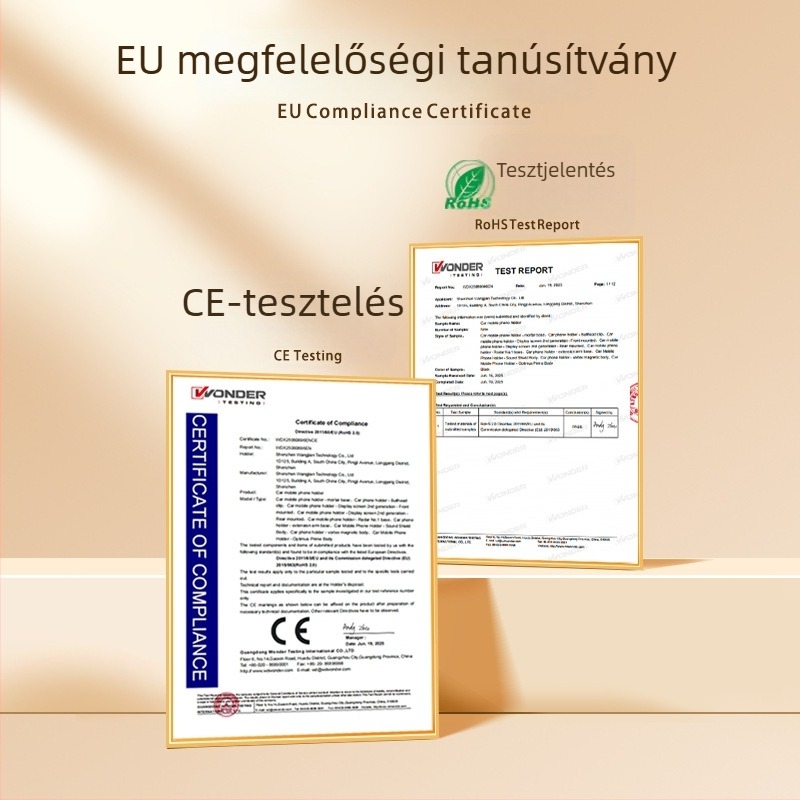 Autótelefon-tartó mágneses rögzítéssel, 17 mm gömbfej, ABS + N52 magnet + szilikonbetét, légkivezetőhöz kompatibilis