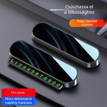 Lanbowang Műanyag ideiglenes parkolási jel toló-húzó rejtett mechanizmussal, logónyomtatás elérhető