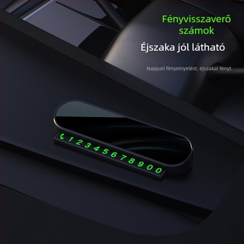 Lanbowang Műanyag ideiglenes parkolási jel toló-húzó rejtett mechanizmussal, logónyomtatás elérhető
