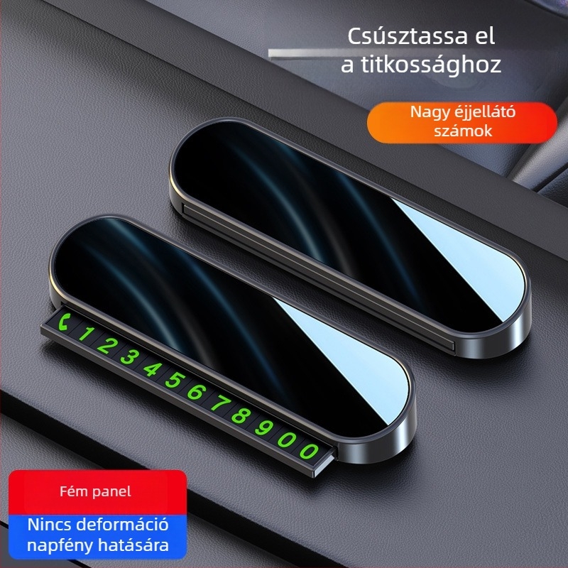 Lanbowang Műanyag ideiglenes parkolási jel toló-húzó rejtett mechanizmussal, logónyomtatás elérhető