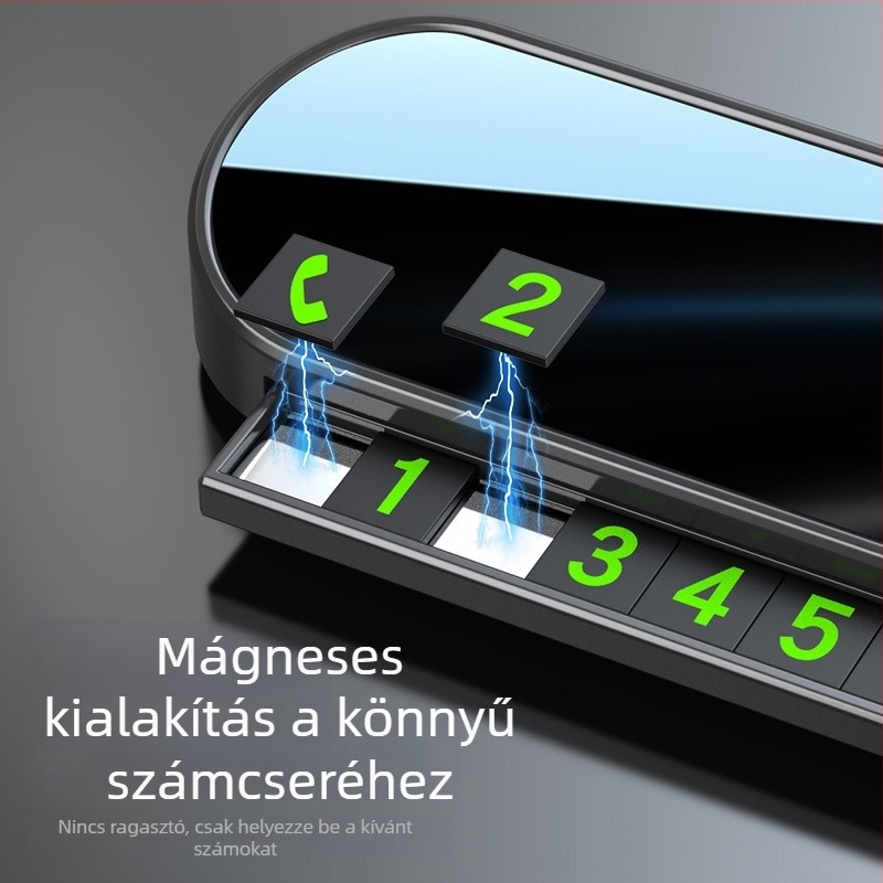 Lanbowang Műanyag ideiglenes parkolási jel toló-húzó rejtett mechanizmussal, logónyomtatás elérhető