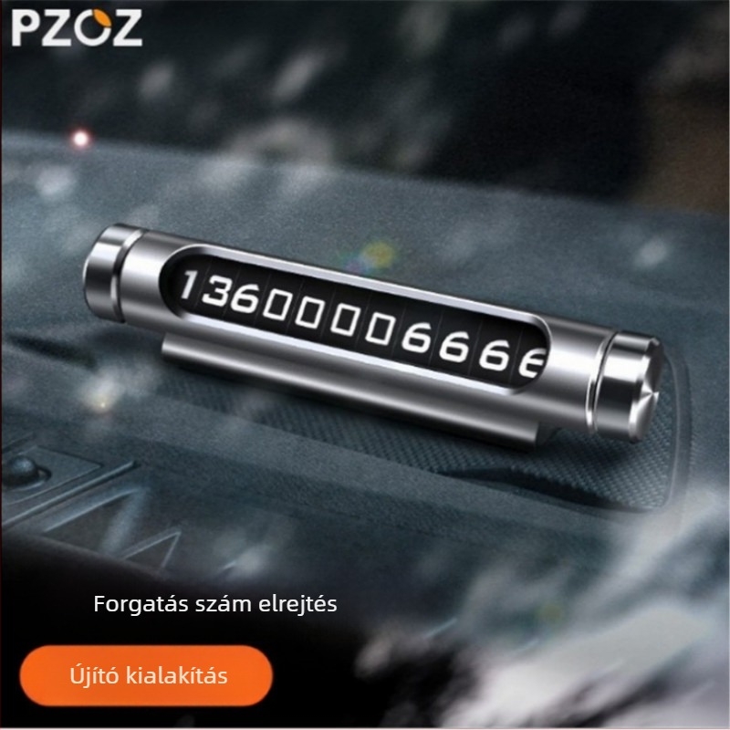 Rejtett autó mozgató parkolókártya – műanyag, Car Magic, Guangzhou, Logó nyomtatva
