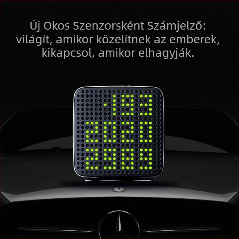 Elektronikus ideiglenes parkolási kártya intelligens érzékelővel, rejtett kialakítás, modell YH-A10, műanyag