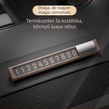 Joe's diófából készült parkolótábla, rejtett típus