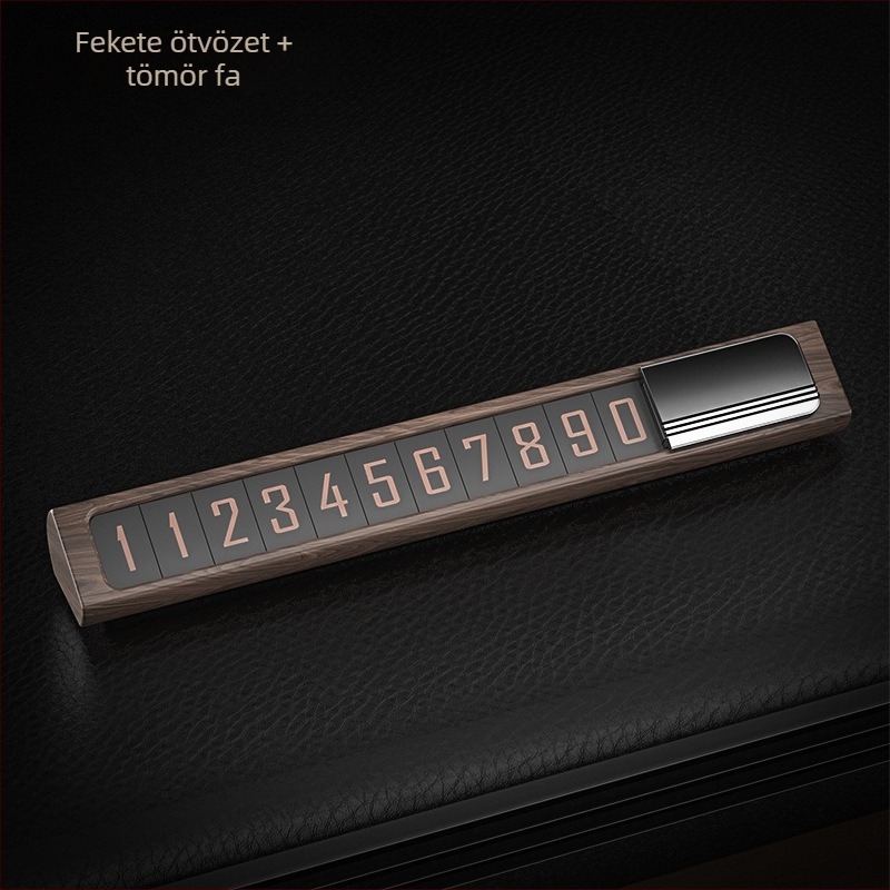 Joe's diófából készült parkolótábla, rejtett típus