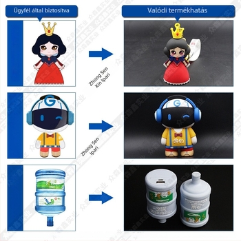 Autódekoráció - 3D PVC karikatúra parkolótábla testreszabható logóval és telefonszám-táblával (Modell Zsx-tcp-2024060610)
