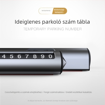 Rejtett parkolási tábla autóhoz ideiglenes rendszám-tábla és mozgó rendszám-tábla