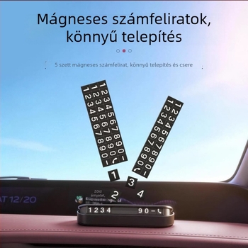 Xiaomi SU7/YU7-hez tartozó ideiglenes parkolási rendszám, műanyag, modell 001, logó nyomtatás lehetséges
