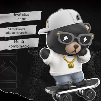 Autó belső kiegészítő – ideiglenes parkolási tábla és illatosító diffúzor, modell B03-HIKII, anyag műanyag, márka Playful