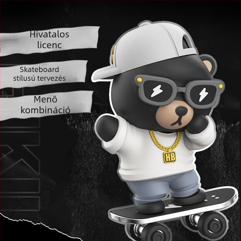 Autó belső kiegészítő – ideiglenes parkolási tábla és illatosító diffúzor, modell B03-HIKII, anyag műanyag, márka Playful