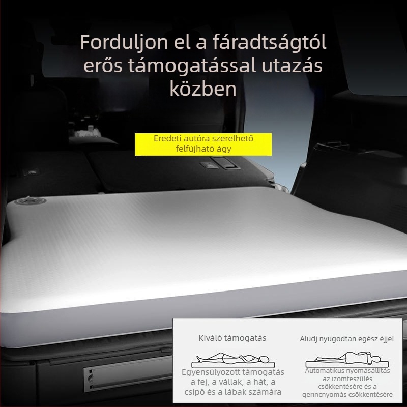 Brushed autó felfújható ágy Lexus GX550h / Prado, PVC anyag, kézi felfújás, max teherbírás 200 kg, tömeg 5,15 kg