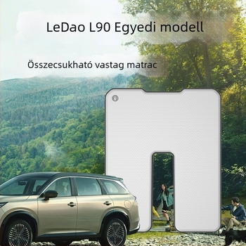 Ledao L60/L90 fújható autós matrac Brushed felülettel utazásokhoz és kempingezéshez, autóban alváshoz és kültéri használatra