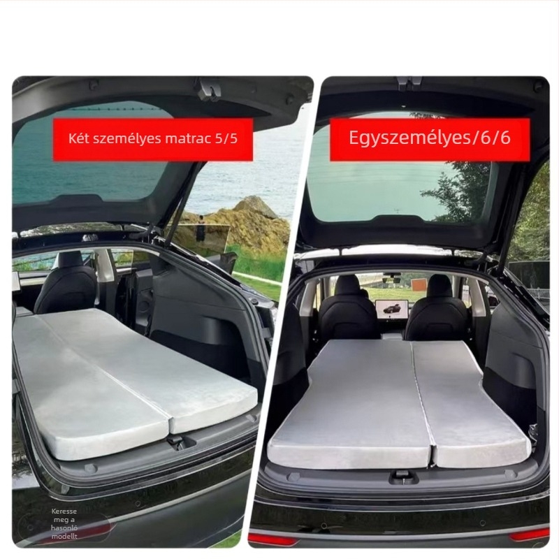 Tesla Model 3/Y Csomagtérajtó alvó matrac — Kettős használat autó és kültérre, Automatikus felfújás, 5 kg