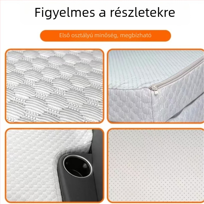 Tesla Model Y autómatrac 192×108 cm, 5 kg, automatikus felfújás, kettős használat autóhoz és kültérre, logónyomtatás elérhető