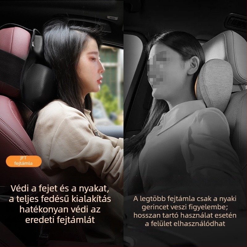 JFT Szabadalmaztatott felfújható autófej- és nyakpárna – állítható levegő párna, négy évszakos univerzális ülőpárna