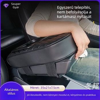 Autó karosszéktámasz pohártartóval, PU bőr (Dongbang; Általános modellekhez; Modell General; Testreszabás nélkül)