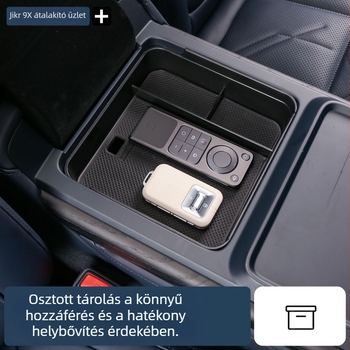 Zeekr 9X központi konzolhoz való tároló párna és belső szervező