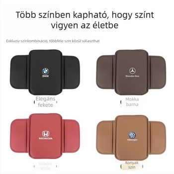 Univerzális autókarfa párna középkonzolhoz, oldalzsebekkel
