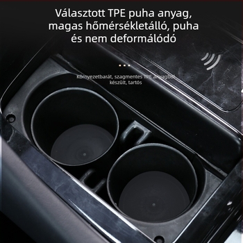 Le Huo műanyag könyöktámasz tároló doboz Alphard 30 sorozathoz, belső rekesz, ütésálló, 10 ml kapacitás, testreszabható feldolgozás