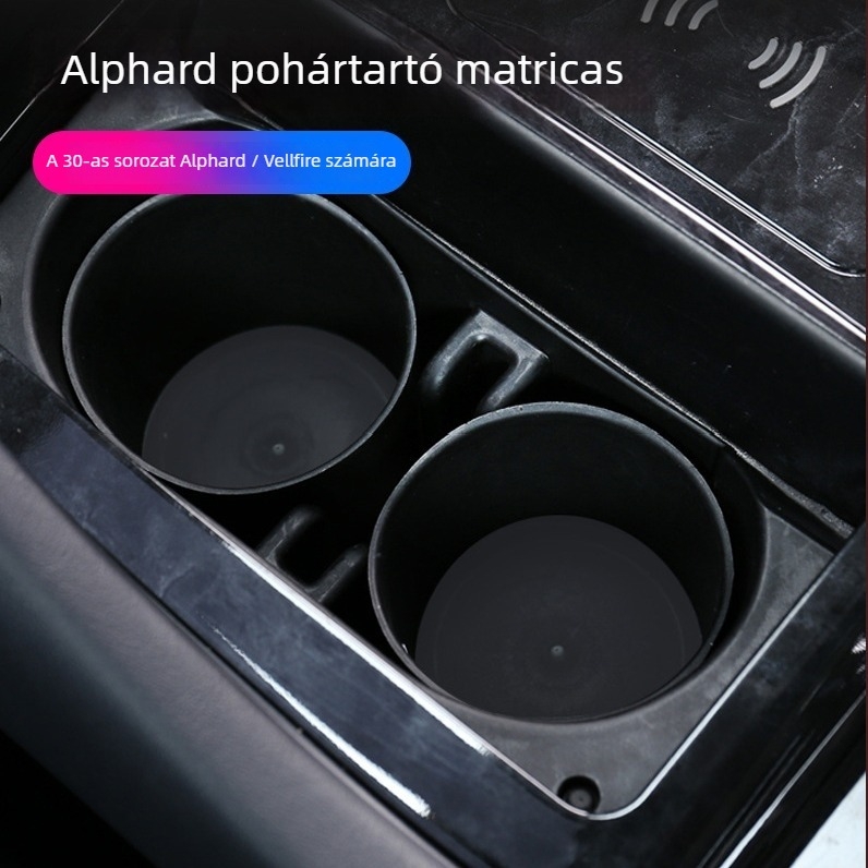 Le Huo műanyag könyöktámasz tároló doboz Alphard 30 sorozathoz, belső rekesz, ütésálló, 10 ml kapacitás, testreszabható feldolgozás