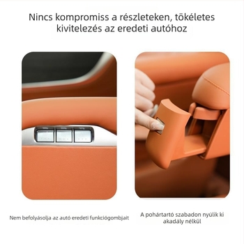 Második ülés kartámasz védőház emelő párnával az autó kartámasz rekeszéhez – Módosító kiegészítők (Model M84, Márka nélküli)
