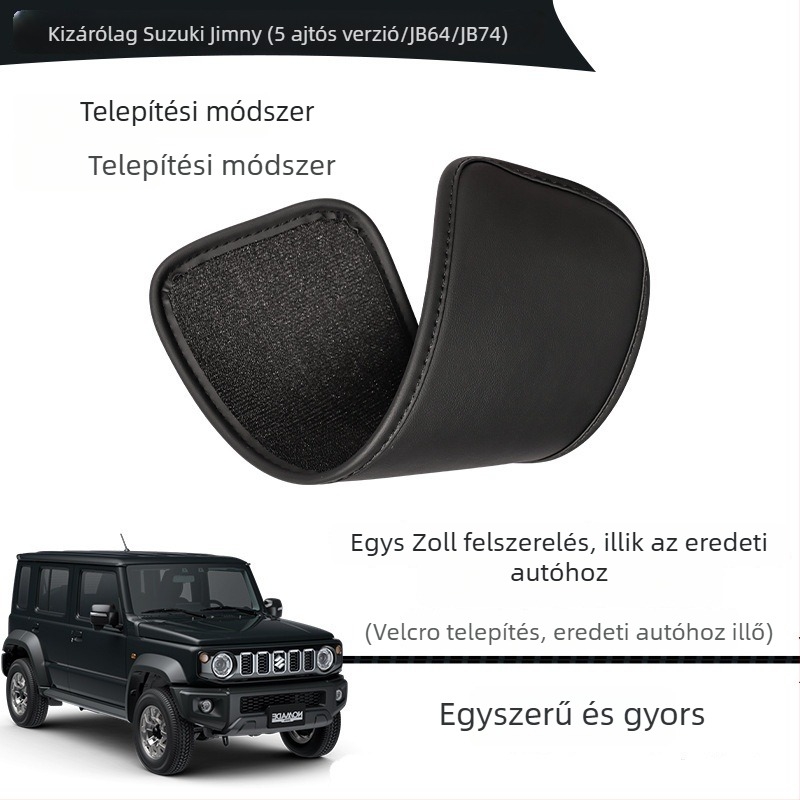 Bőr Kick Pad a 2023+ Suzuki Jimny Nomade-hoz - első ülés hátsó védő