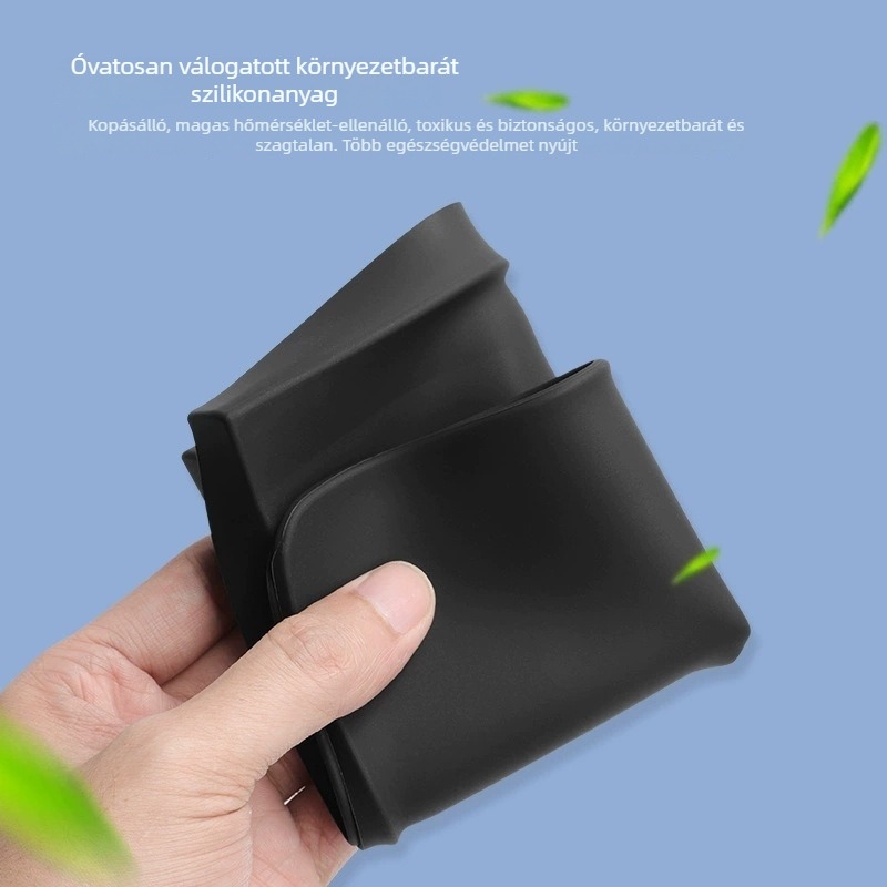 Szilikonból készült vezeték nélküli töltőpad autókhoz — középső ülésre helyezve, vízálló, univerzális kompatibilitás