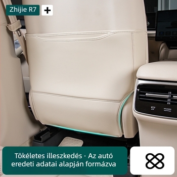 R7-kompatibil autóhátsóülés védőpárna, anti-ütés párna, belső műbőr kiegészítő