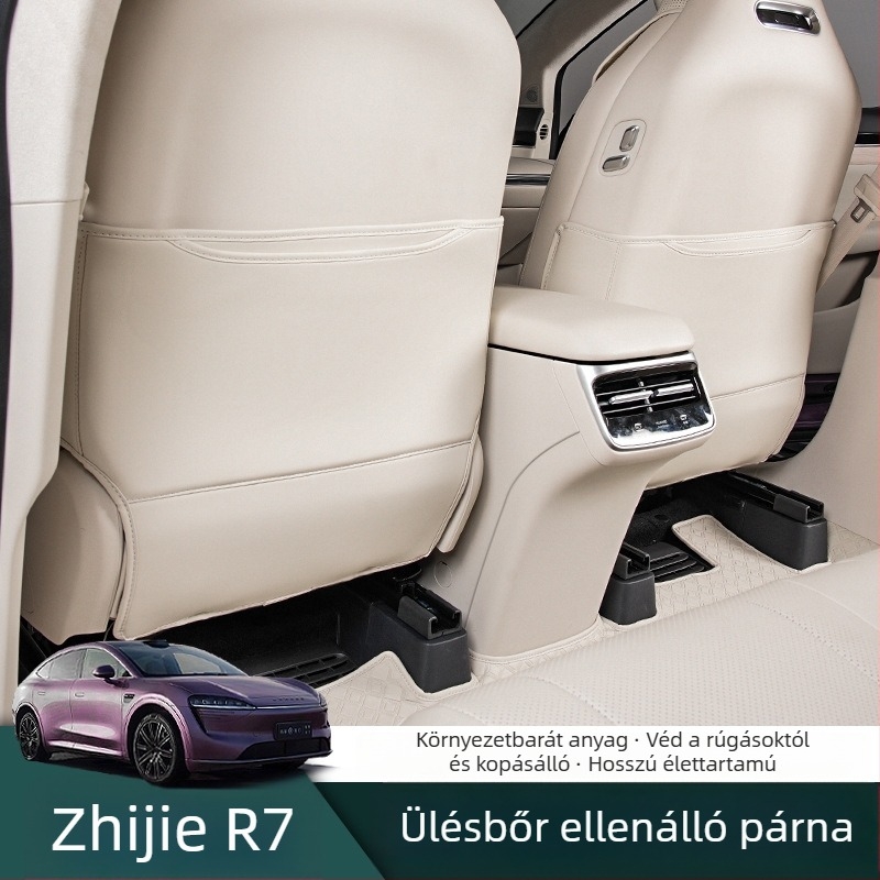 R7-kompatibil autóhátsóülés védőpárna, anti-ütés párna, belső műbőr kiegészítő