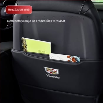 Ülésvédő körbefogó a Cadillac XT4/XT5/XT6/CT4/CT5/CT6-hoz — egész éves használat, mikroszálas bőr, töltőanyagként szivacs, egyszínű dizájn