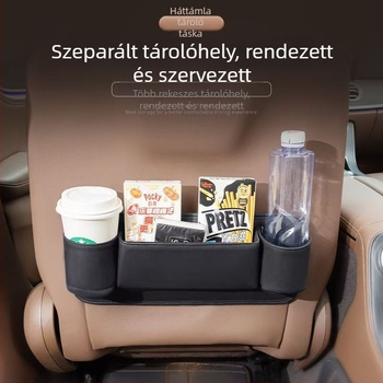 Fatiir Bőr Autó Ülés Hátsó Tároló Doboz, Függő Szervező, Stresszálló