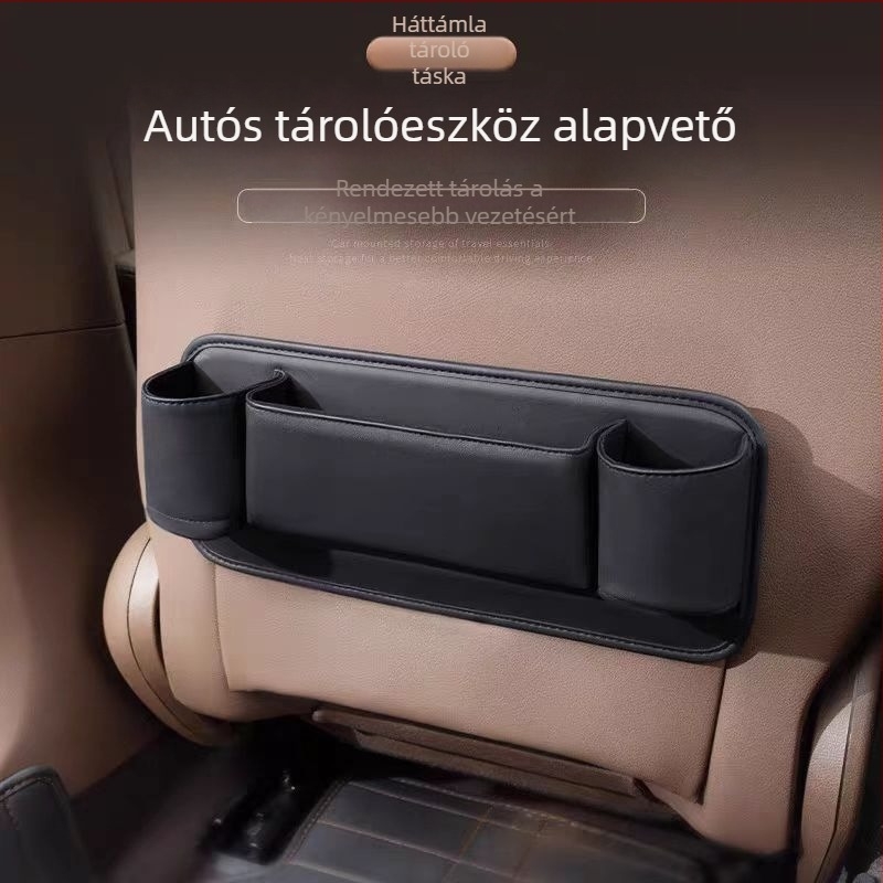Fatiir Bőr Autó Ülés Hátsó Tároló Doboz, Függő Szervező, Stresszálló