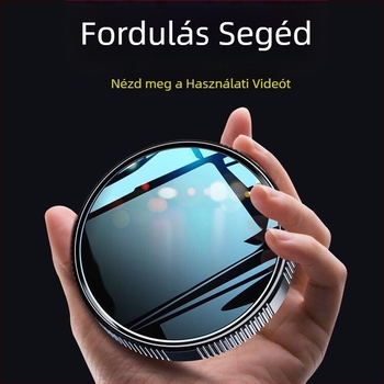 Autó hátsó nézet tükre vákuumos rögzítéssel, 360° forgás, állítható, széles látómezőjű holttér tükör