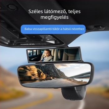YAC autóülés megfigyelő tükör babák és gyerekek számára, belső visszapillantó tükör
