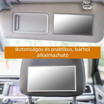 Autó napellenző sminktükrővel, univerzális belső kiegészítő a vezető és az utas számára