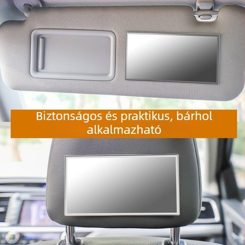 Autó napellenző sminktükrővel, univerzális belső kiegészítő a vezető és az utas számára