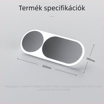 LED smink tükör autóhoz (csattintós szerelés, testreszabható kivitelezés, licencelt magáncímke, általános kompatibilitás)