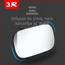 Meinan kozmetikai tükör autó napellenzőhöz, Snap-On rögzítés, univerzális, minimalist stílus