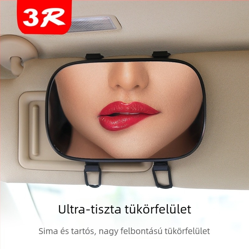 Autó napellenzősmink-tükör – belső dekoratív tükör, márka 3R