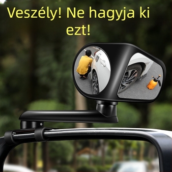 Multifunkcionális autó segédtükör 360°-os forgással, széles látómező előre és hátra