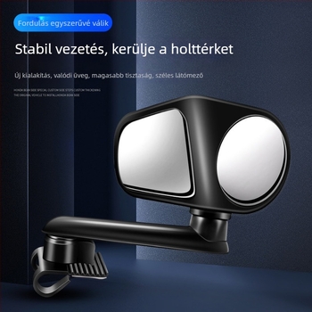 Multifunkcionális autó segédtükör 360°-os forgással, széles látómező előre és hátra