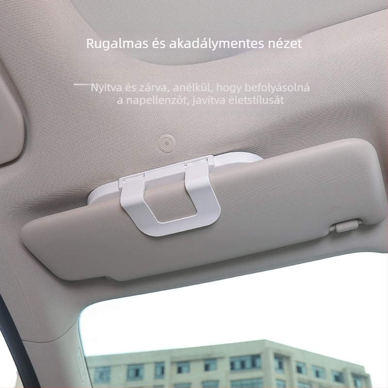 Autó napellenző sminktükör, univerzális illeszkedés, snap-on szerelés, modell 16956458295, ABS anyag, súly 327 g